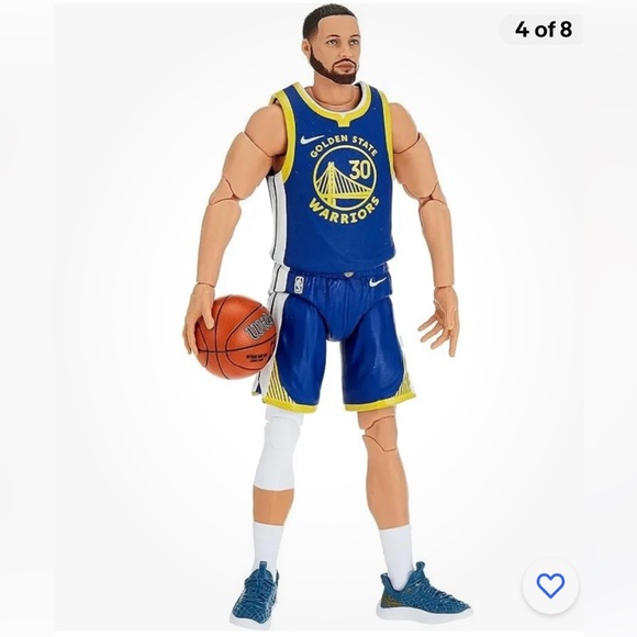 Starting Lineup NBA Series 1 Stephen Curry Action Figure Golden State Warriors - Picture 4 of 8